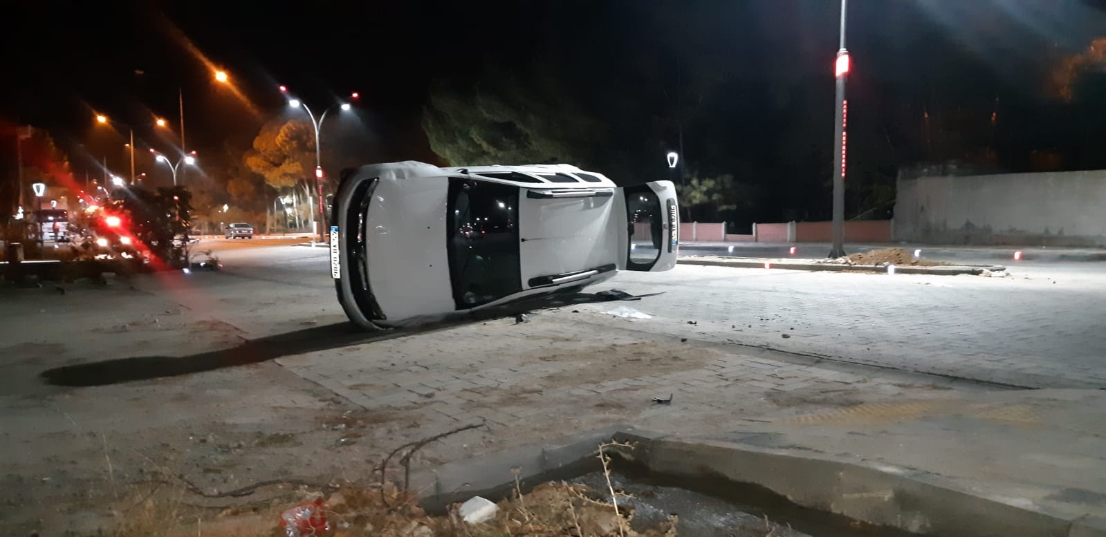 Manisa’da korkutan kaza kameralara böyle yansıdı