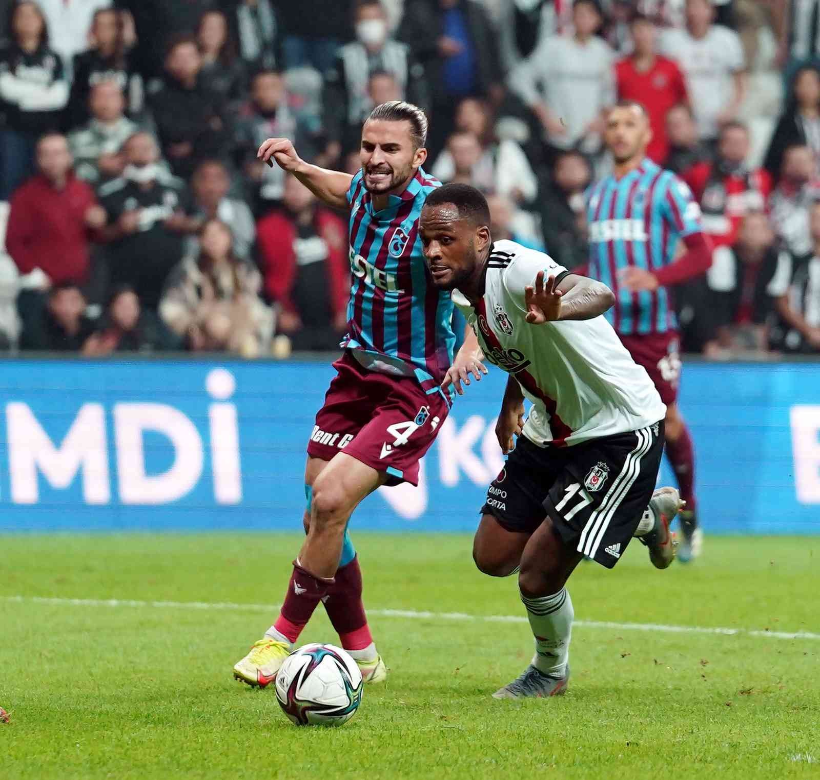 Spor Toto Süper Lig: Beşiktaş: 1 - Trabzonspor: 2 (Maç sonucu) #istanbul