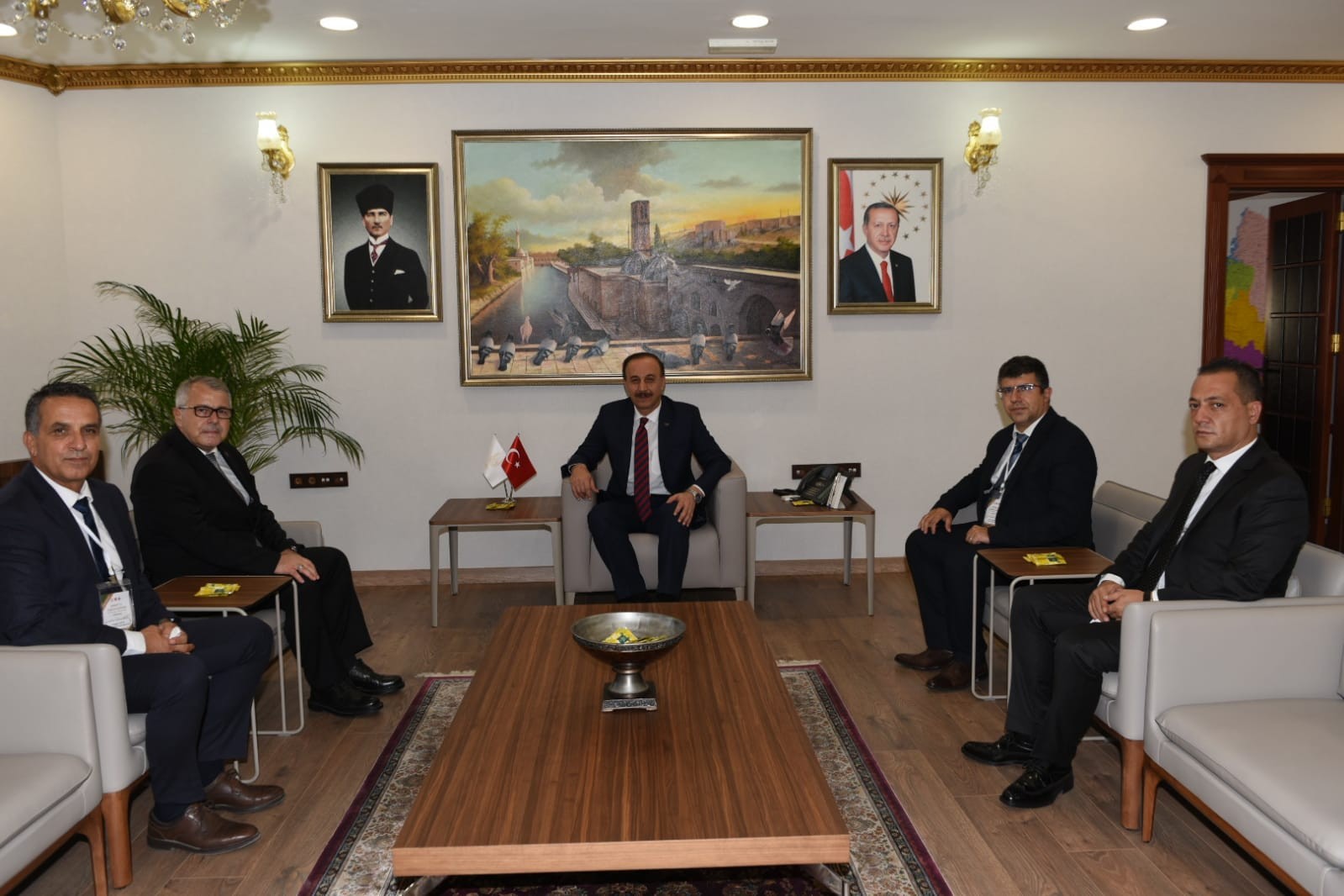 TTK Başkanı Prof. Dr. Birol Çetin Şanlıurfa Valiliğini ziyaret etti #sanliurfa