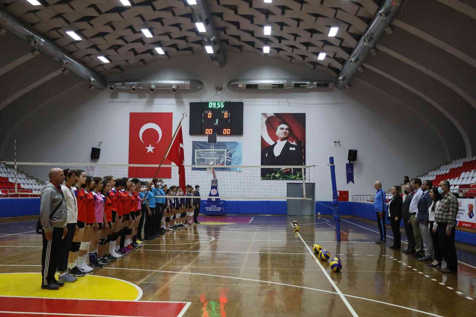 Aydın’da okul sporları voleybol müsabakaları ile başladı #aydin