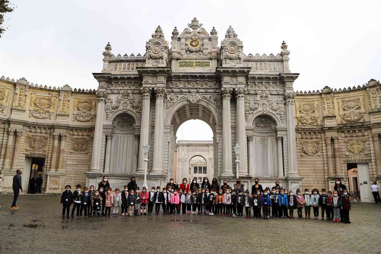 Kreş öğrencileri Dolmabahçe Sarayı’nı ziyaret etti #istanbul