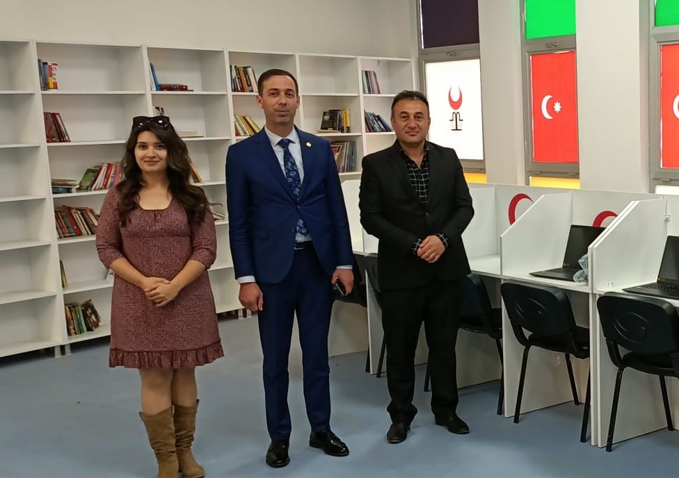 MHP Diyarbakır İl Başkanlığı, şehit Fırat Yılmaz Çakıroğlu Kütüphanesine bilgisayar hediye etti #diyarbakir