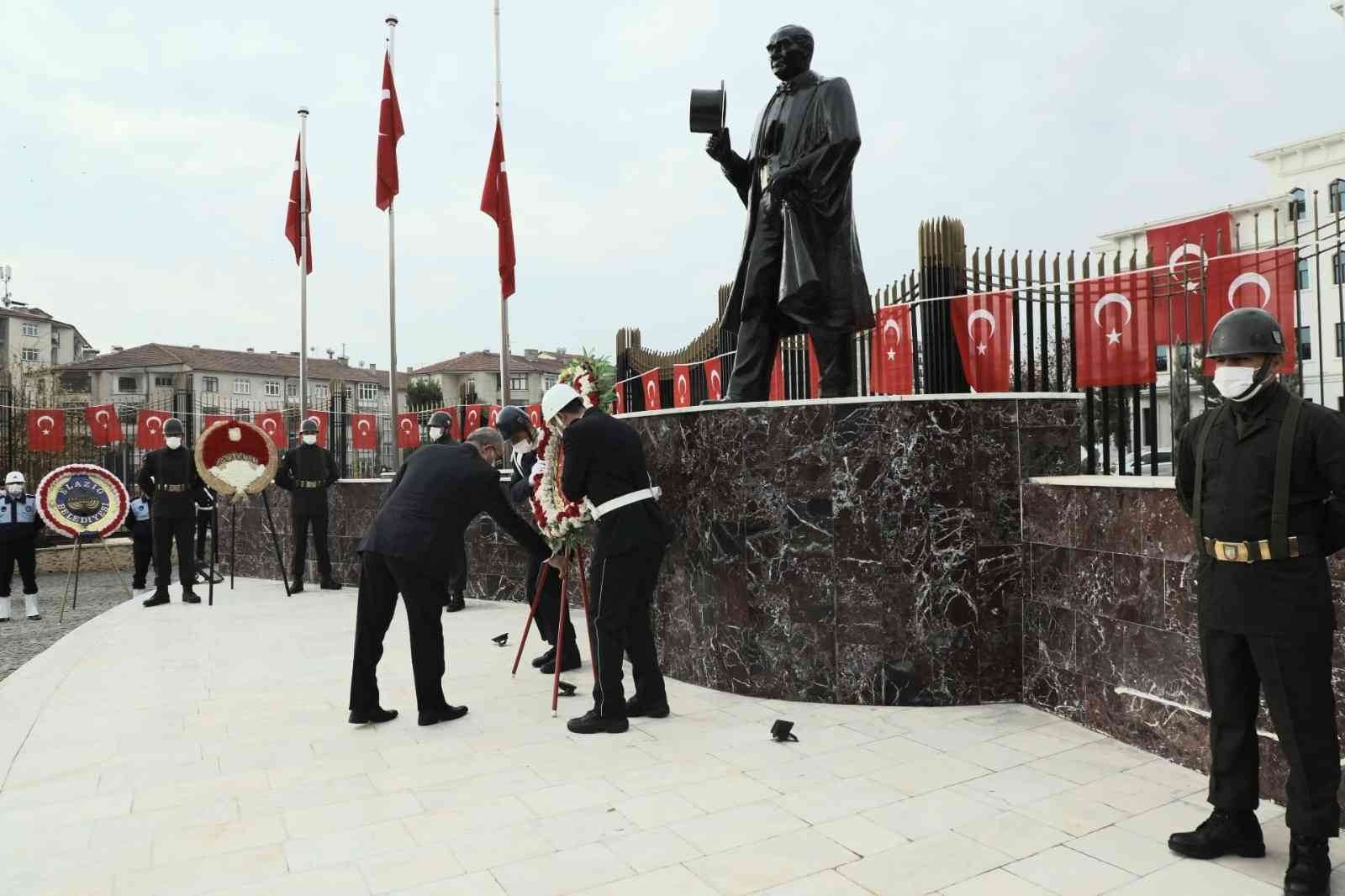 Elazığ’da 10 Kasım Atatürk’ü Anma Günü töreni #elazig