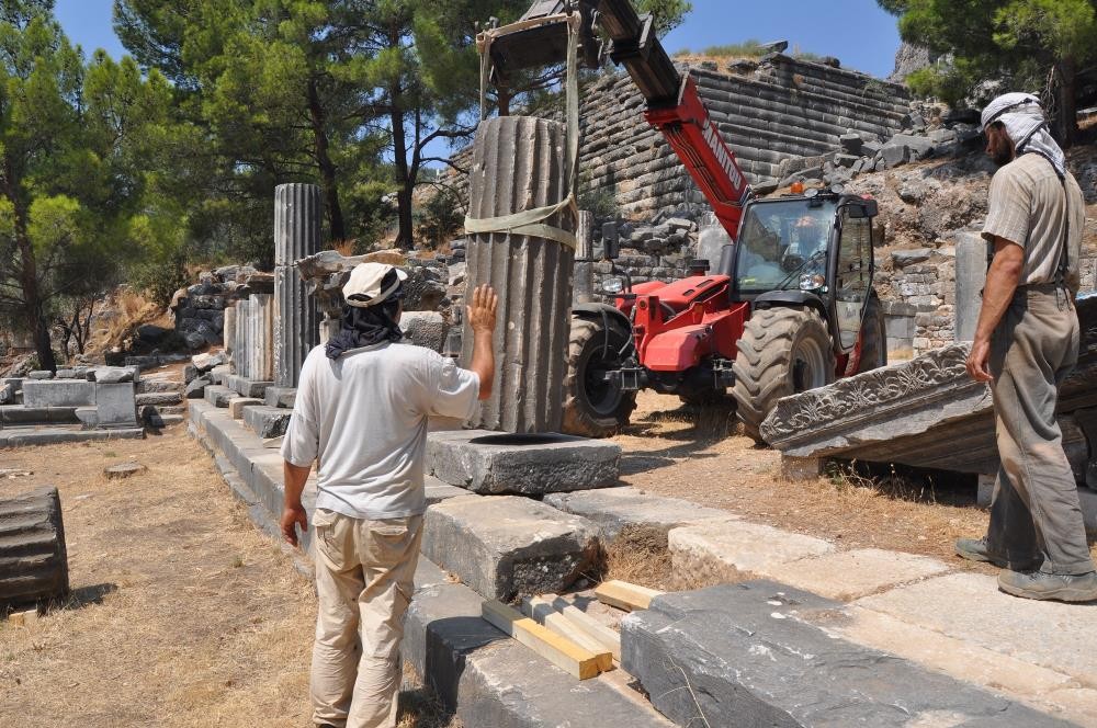 Priene antik kentinde 2021 yılı kazı çalışmaları sona erdi #aydin