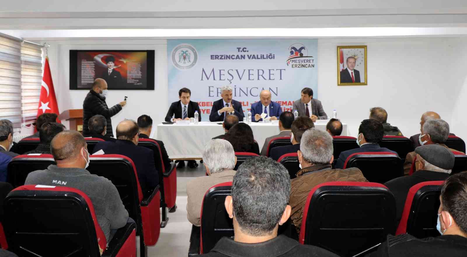Meşveret Erzincan” toplantısının ilki Otlukbeli ilçesinde yapıldı #erzincan