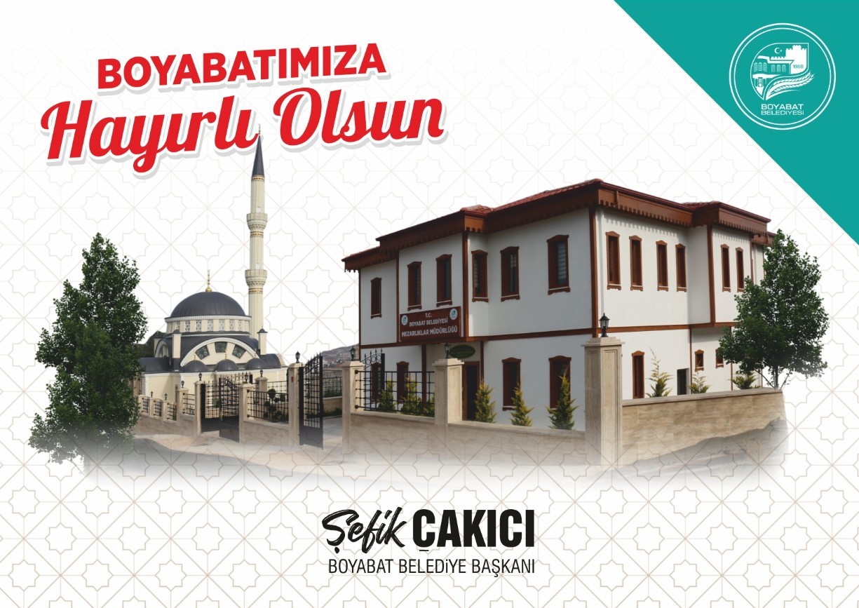 Boyabat Belediyesi Mezarlıklar Müdürlüğü hizmete açıldı