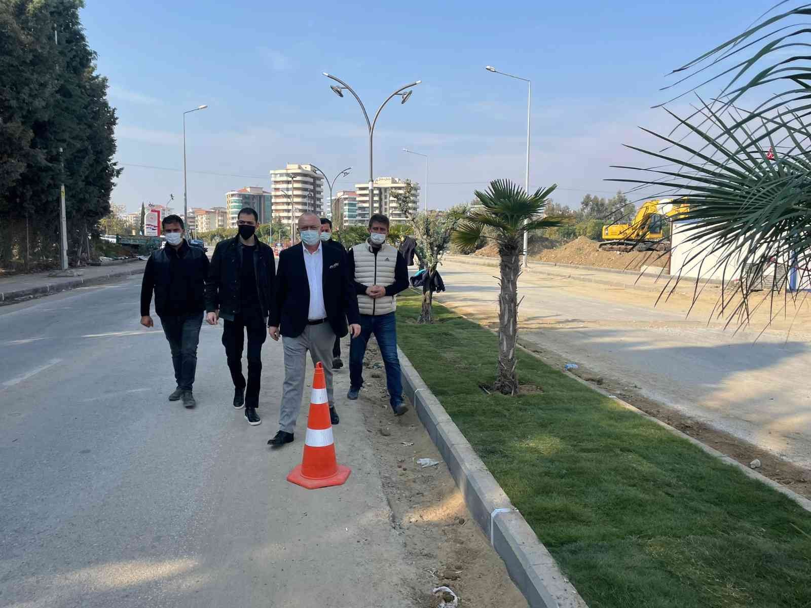 Başkan Ergün, prestij cadde düzenlemelerini inceledi #manisa