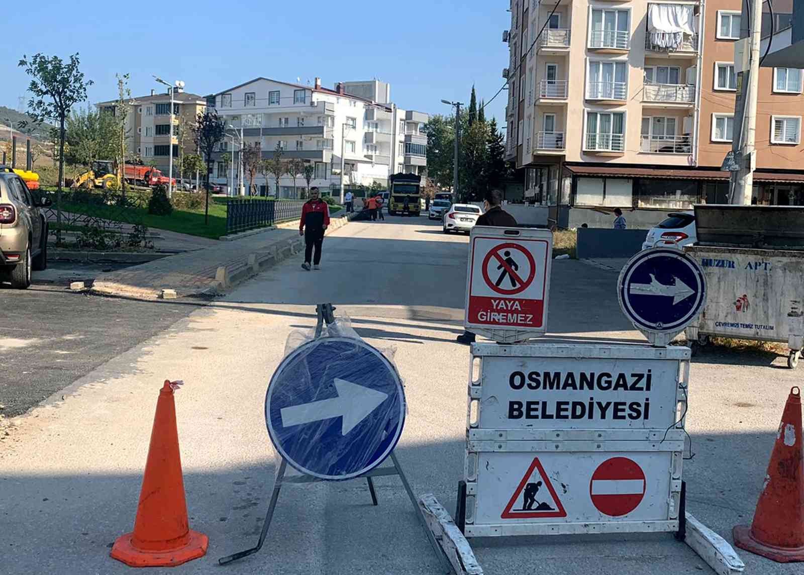 Osmangazi’de bozulan yollar asfaltla yenileniyor #bursa