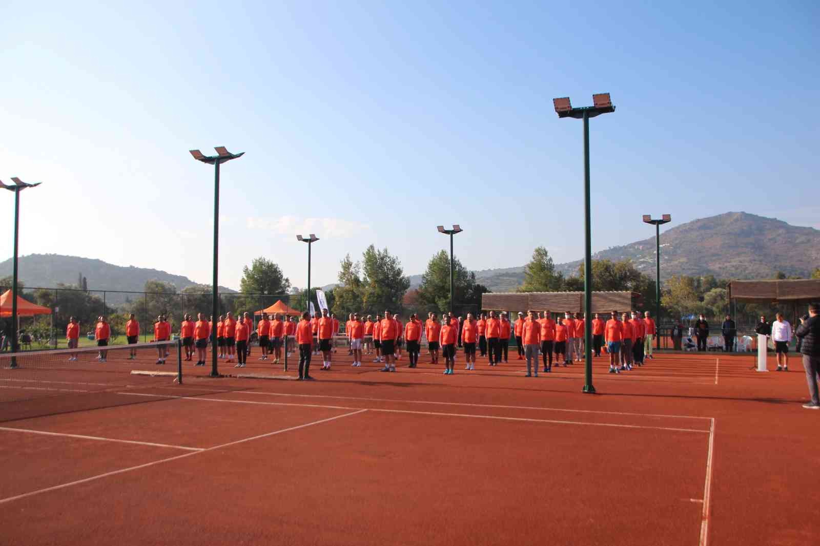 Mandalin Cup Tenis Turnuvası başladı #mugla