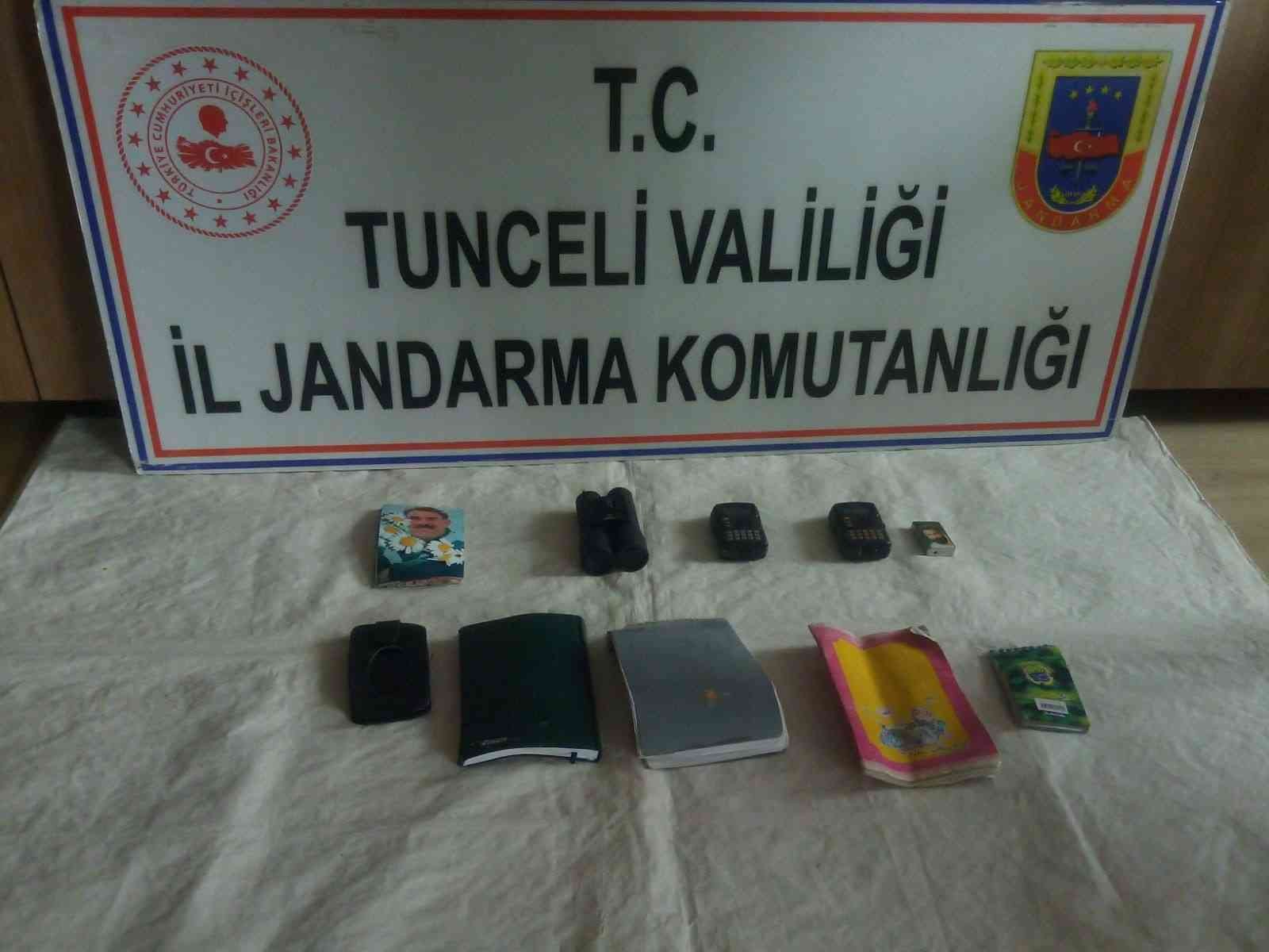 Tunceli’de teröristlere ait 13 sığınak imha edildi