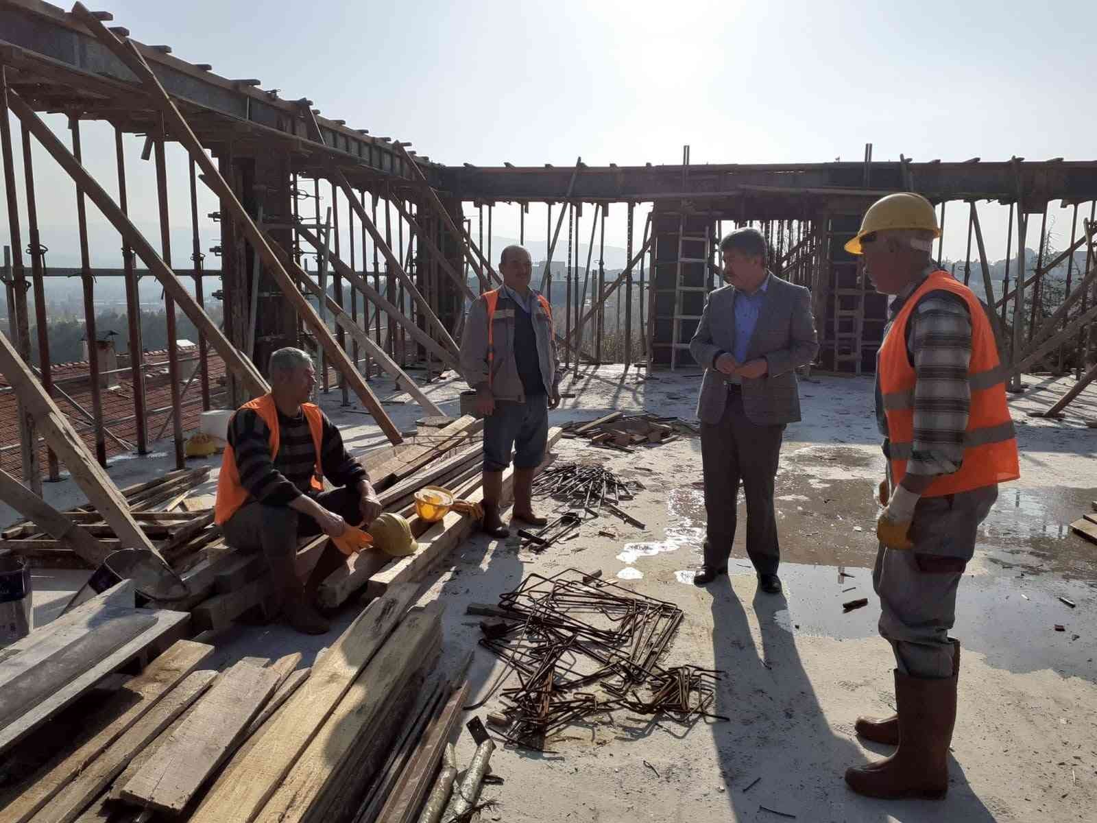 Gediz’de Hafızlık Kız Kur’an Kursu inşaatının yapımı devam ediyor #kutahya