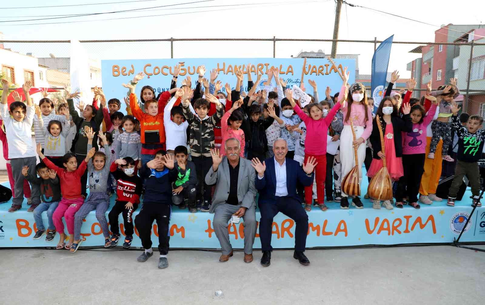 Akdeniz Belediyesinden ‘Dünya Çocuk Hakları Günü’ etkinliği #mersin