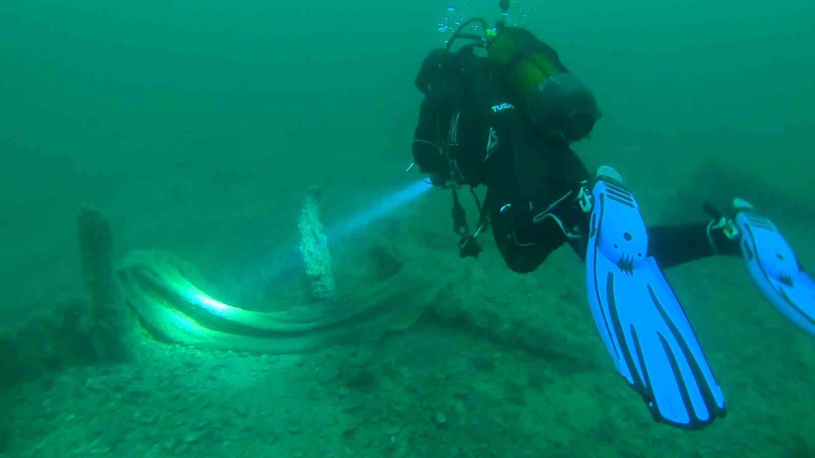 Denizden 250 kilogram ağırlığında hayalet ağ çıkarıldı #canakkale