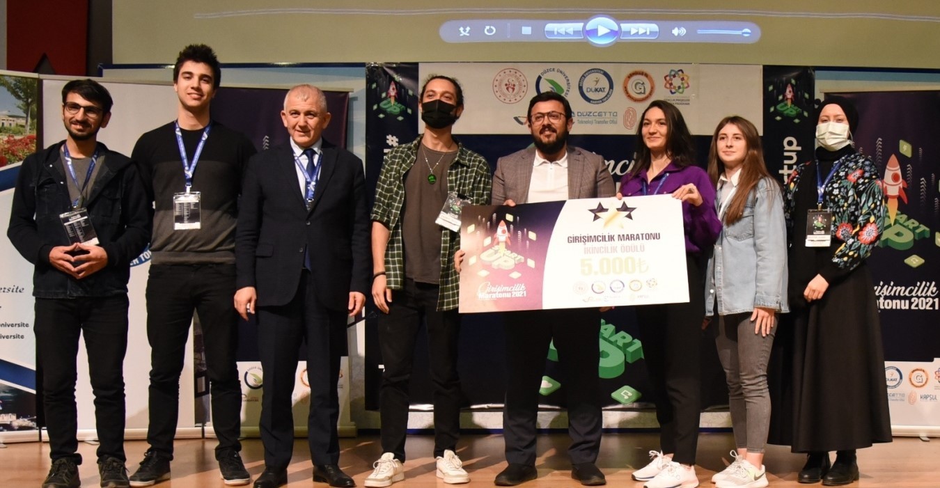 Girişimcilik Maratonu 2021’de ödüller sahiplerini buldu #duzce