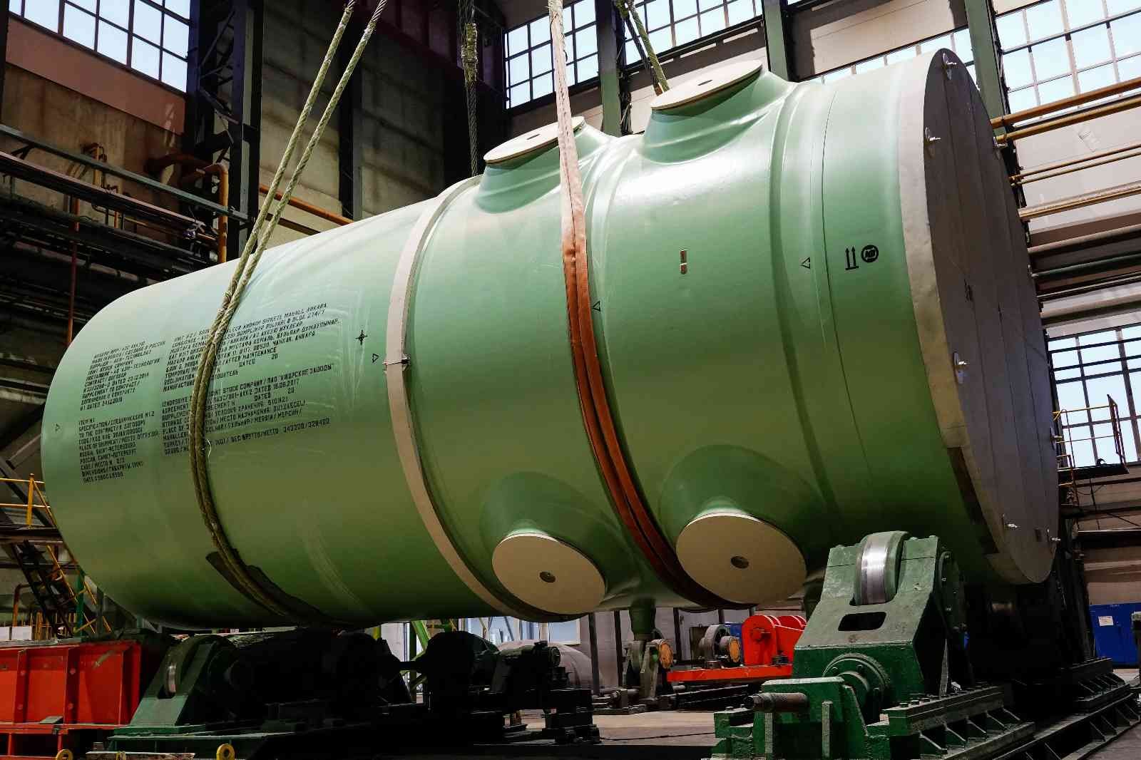 Akkuyu NGS’nin ikinci ünitesine ait reaktör basınç kabı Türkiye’ye gönderildi #mersin