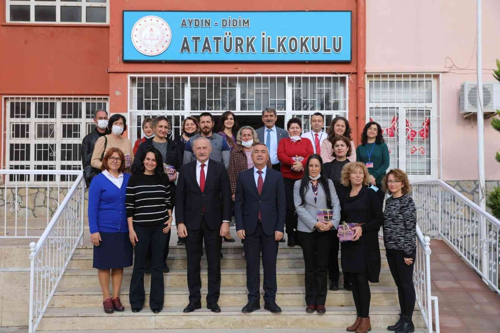 Başkan Atabay öğretmenleri unutmadı #aydin