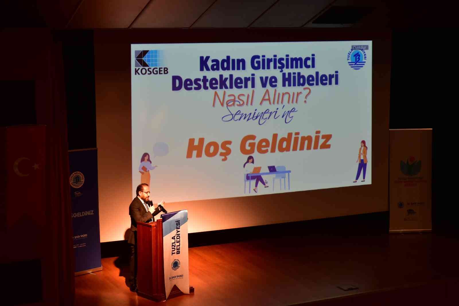 Tuzlalı kadın girişimcilere destek semineri #istanbul