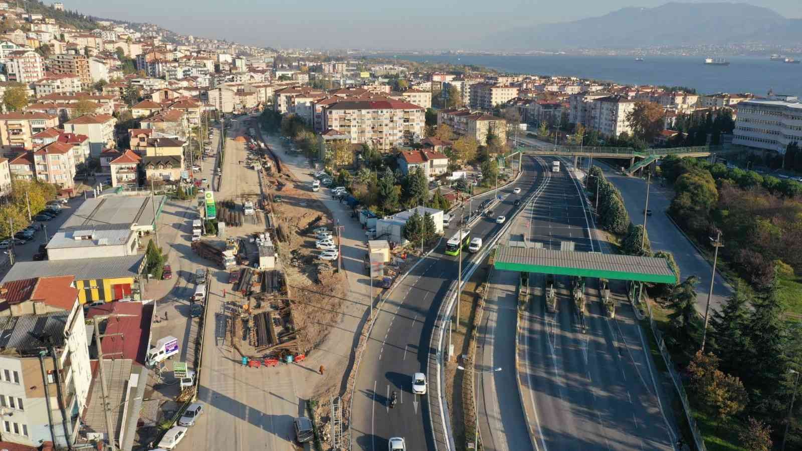 Kuruçeşme tramvay hattında çalışmalar sürüyor #kocaeli
