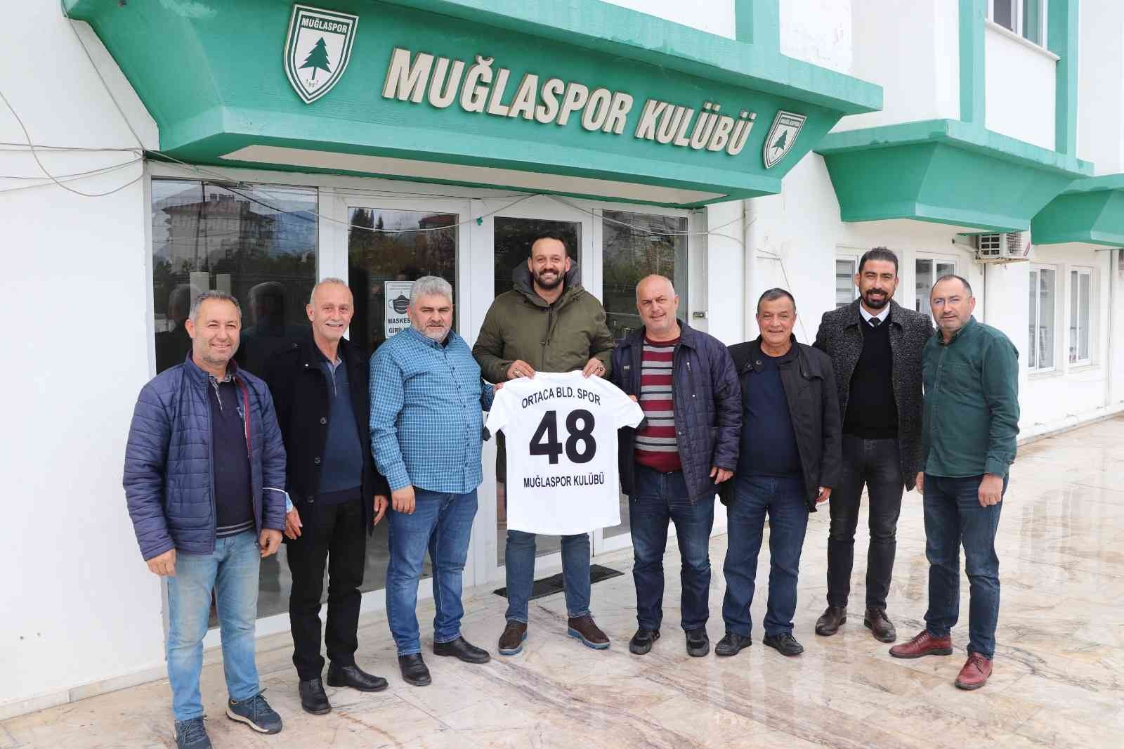 Ortaca Belediyespor yönetiminden Muğlaspor’a ziyaret #mugla