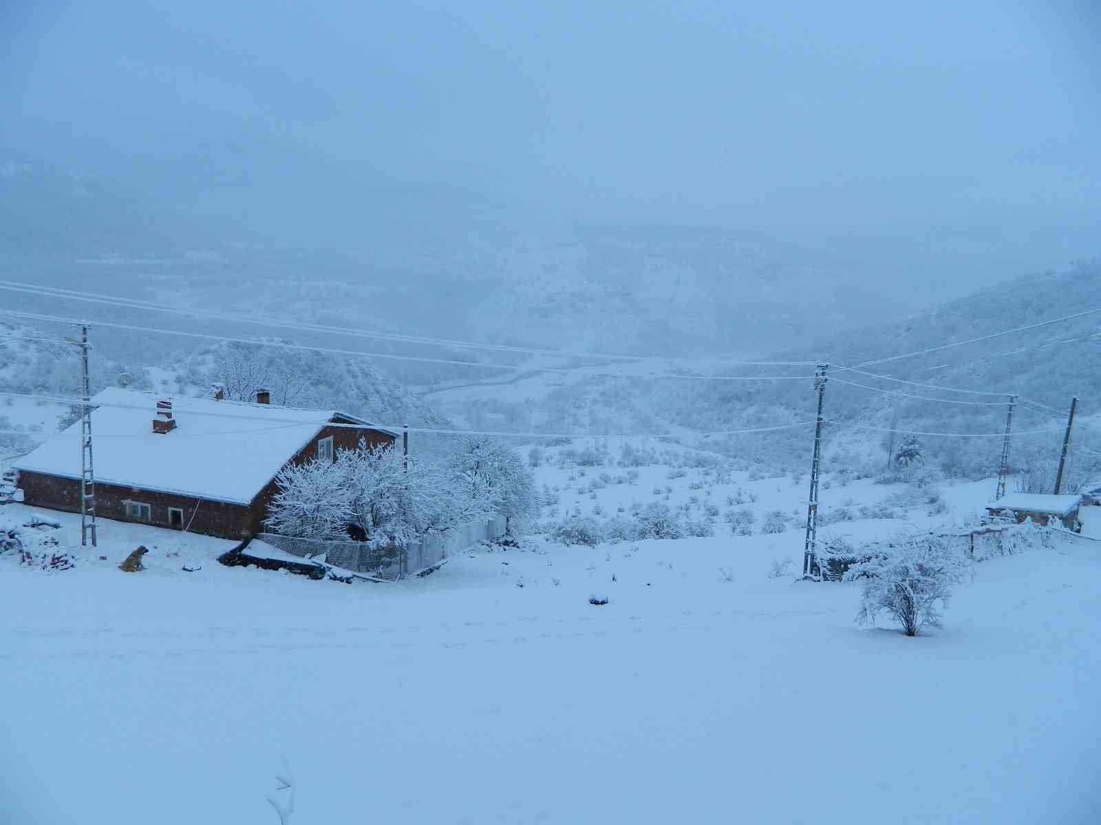Kar Posof’u beyaza bürüdü #ardahan