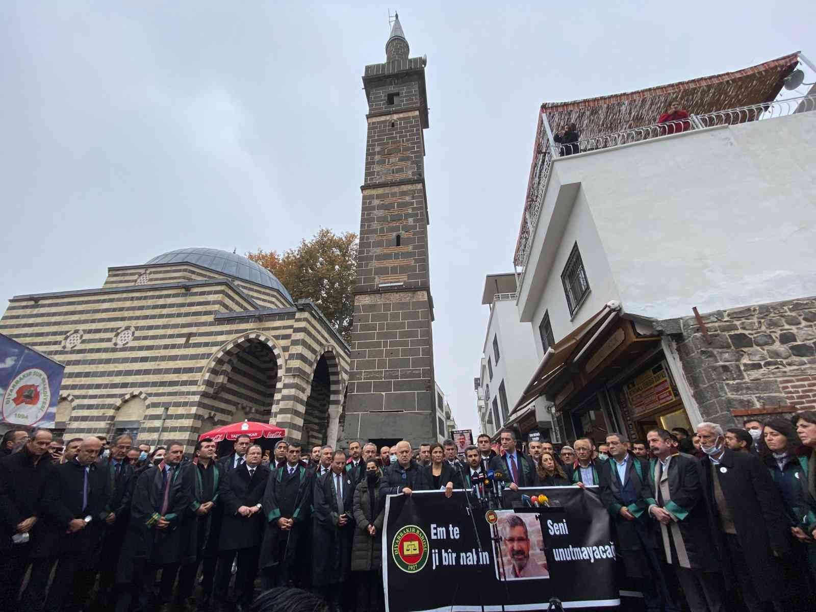 Tahir Elçi ölümünün 6. yılında anıldı #diyarbakir