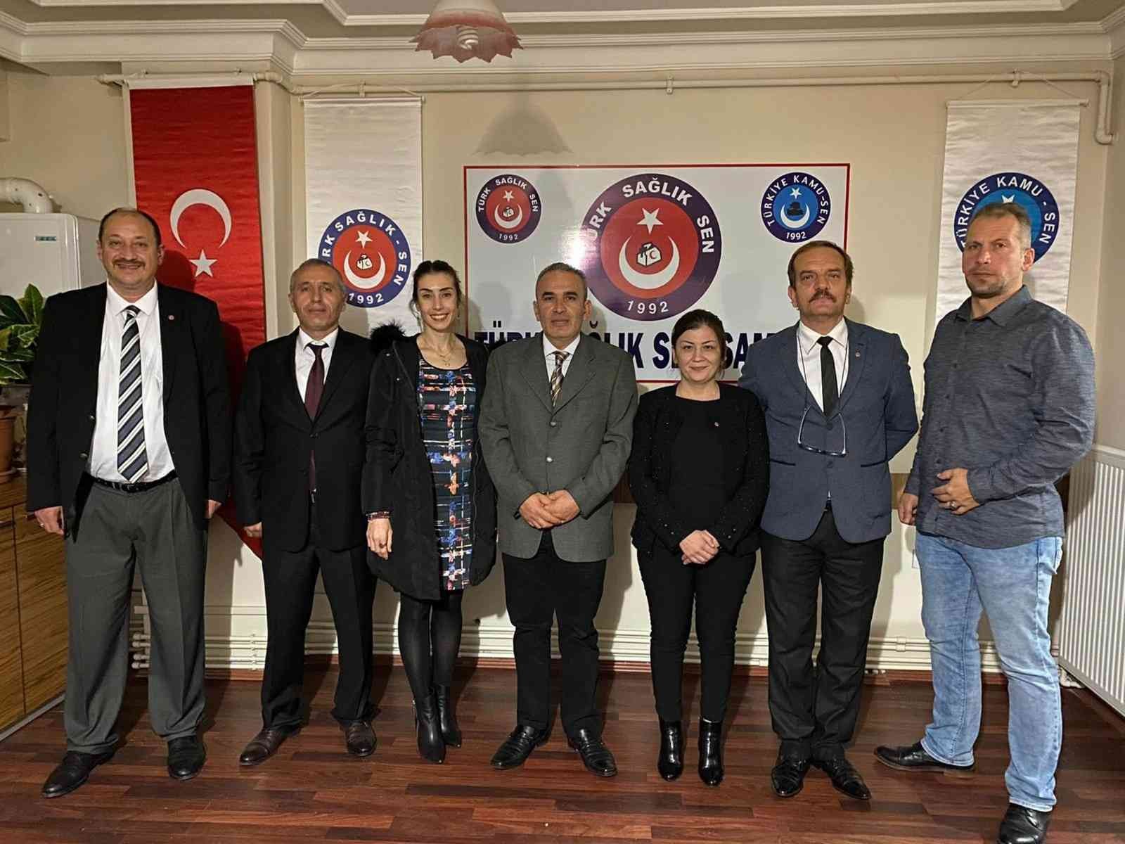 Türk Sağlık-Sen Samsun Şube Başkanlığına Gökhan Şahin seçildi #samsun