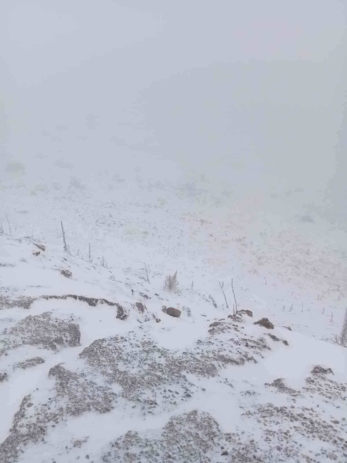 Şuhut’ta kar yağışı yüksek kesimleri beyaza bürüdü #afyonkarahisar