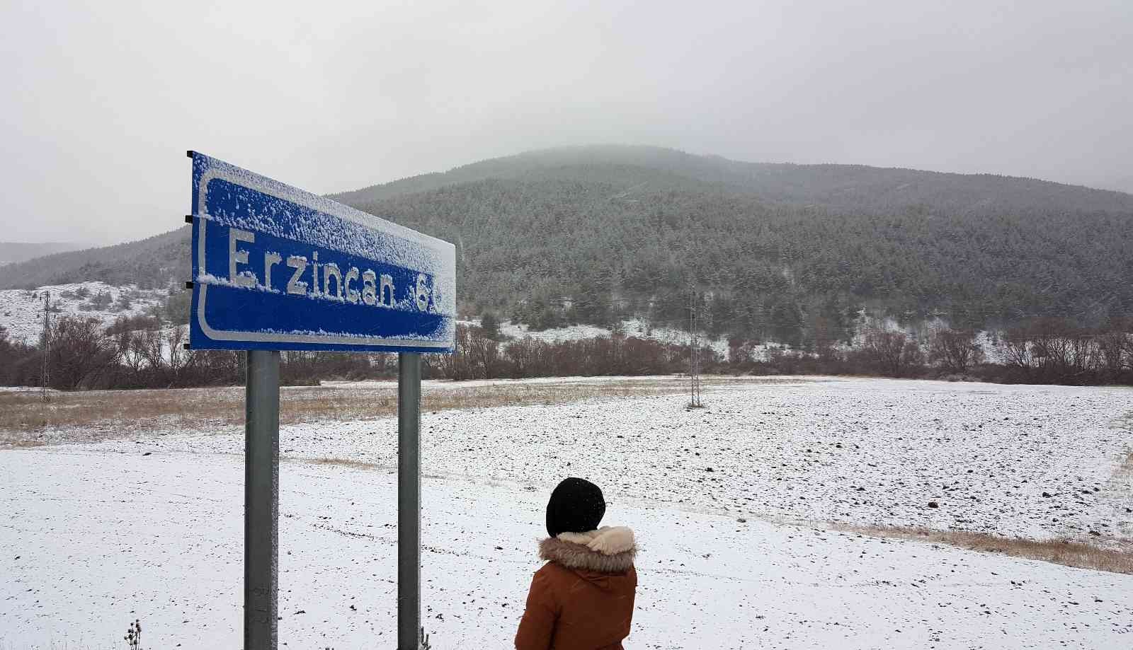 Erzincan’da kar yağışı #erzincan