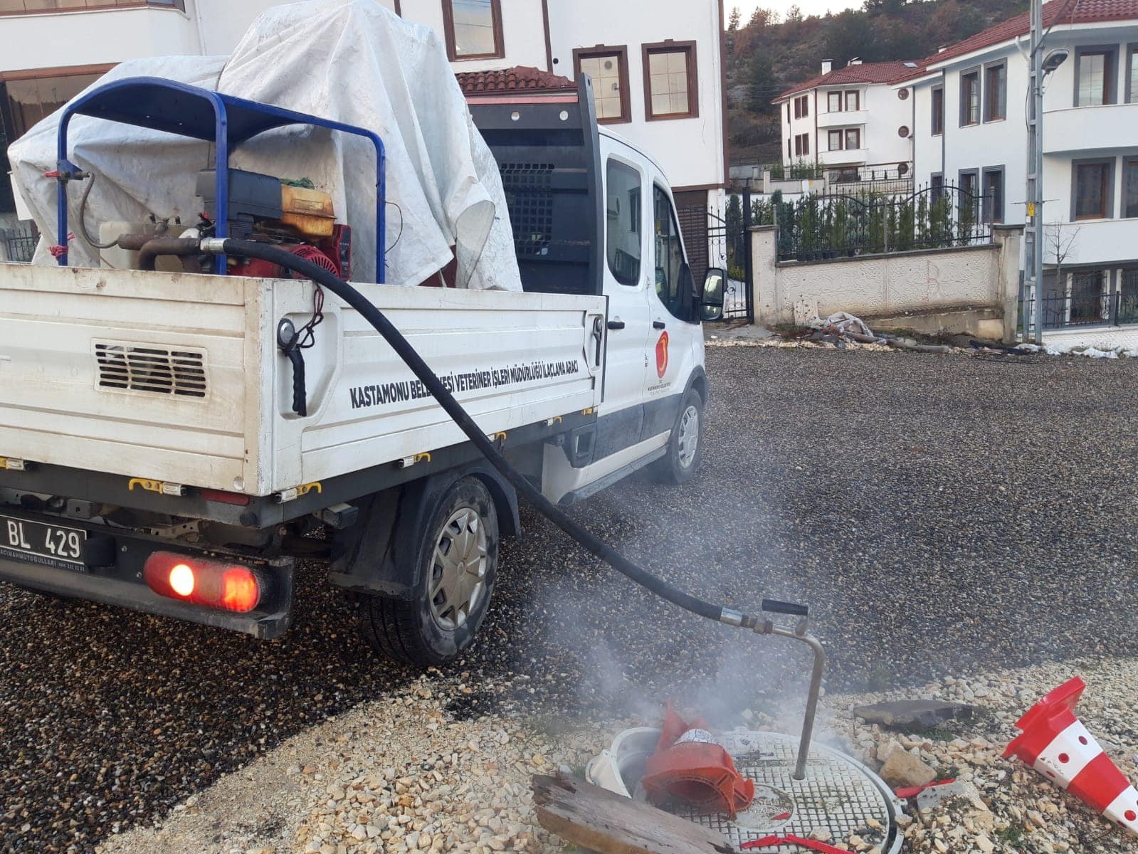 Kastamonu Belediyesi vektöre karşı ilaçlama çalışmalarını sürdürüyor #kastamonu