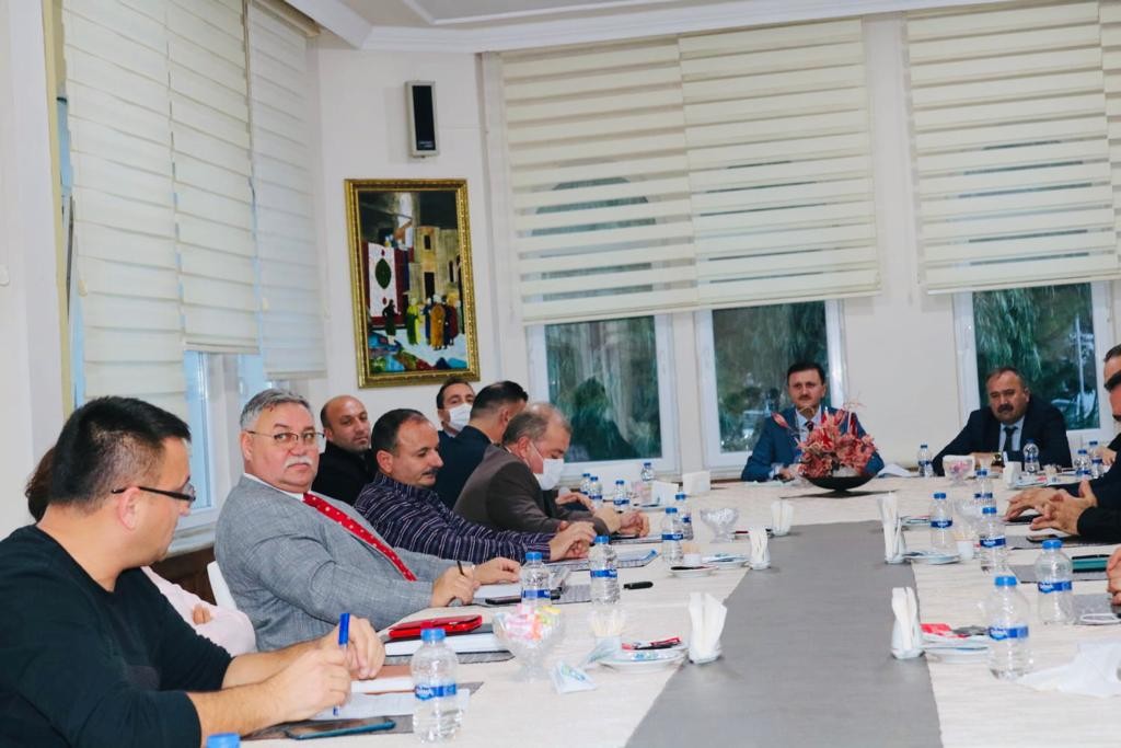 Sinop il özel idaresinde aylık ilçe müdürleri toplantısı gerçekleştirildi #sinop