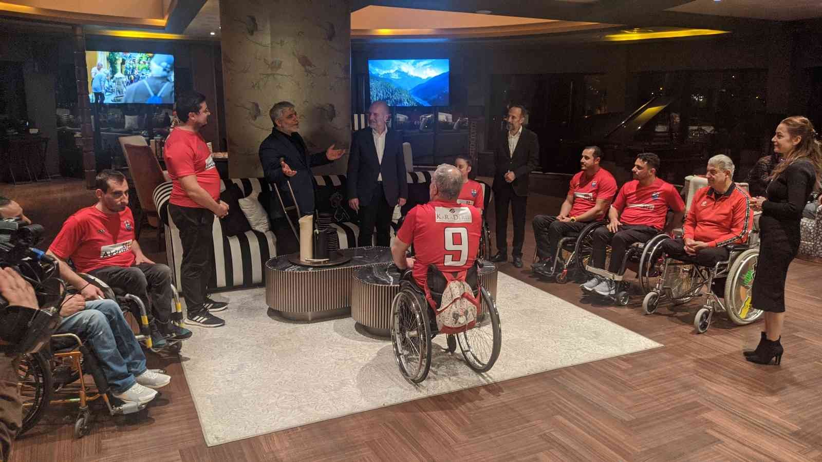 Terma City yöneticileri Yosk’un engelli sporcularıyla biraraya geldi