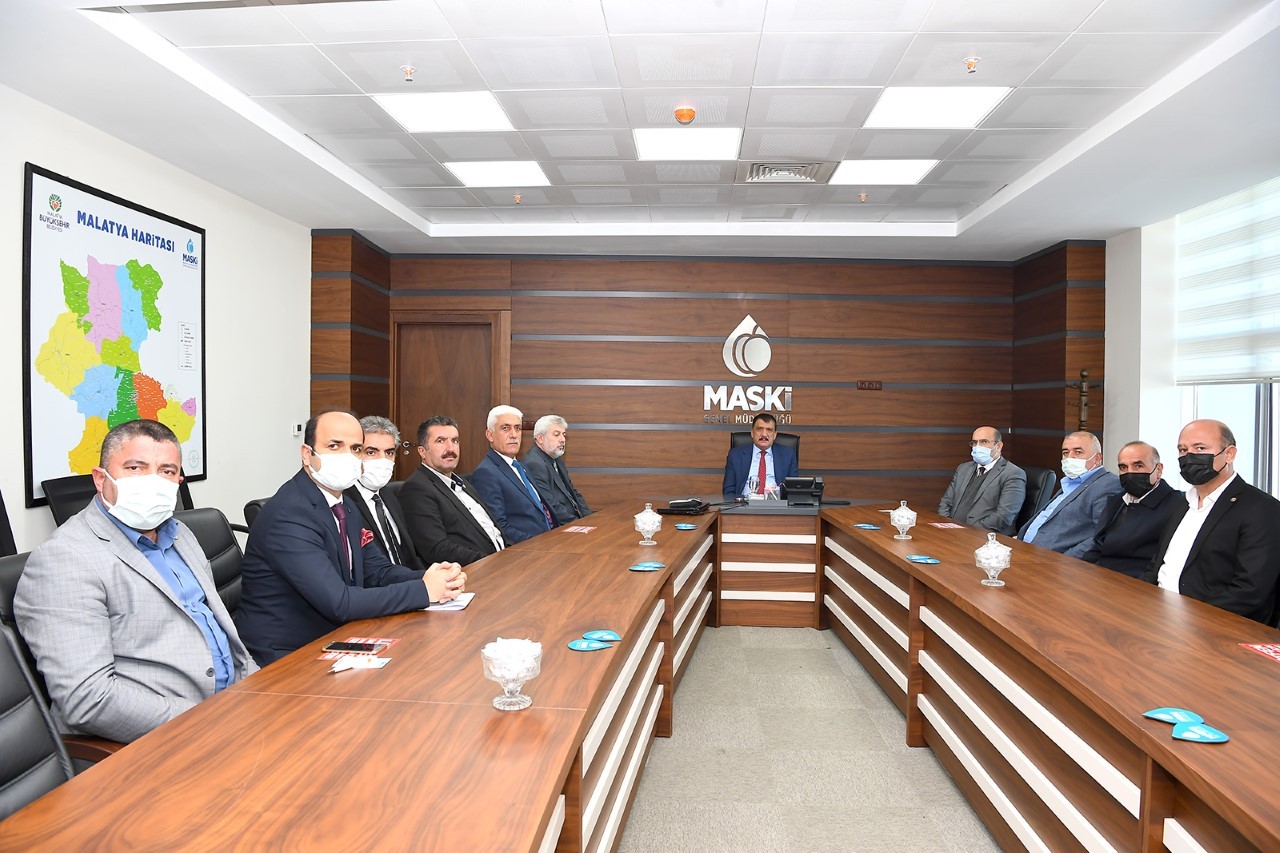 Başkan Gürkan, ziraat oda başkanlarıyla bir araya geldi #malatya