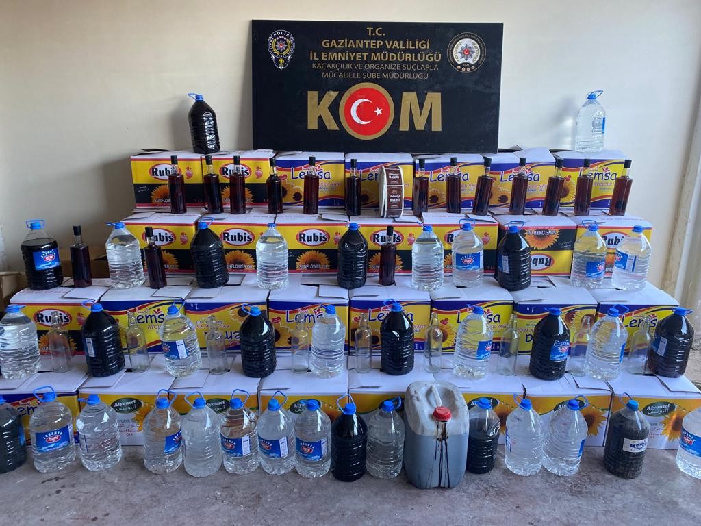 Gaziantep’te kaçak alkol üreticilerine operasyon: 1 gözaltı #gaziantep