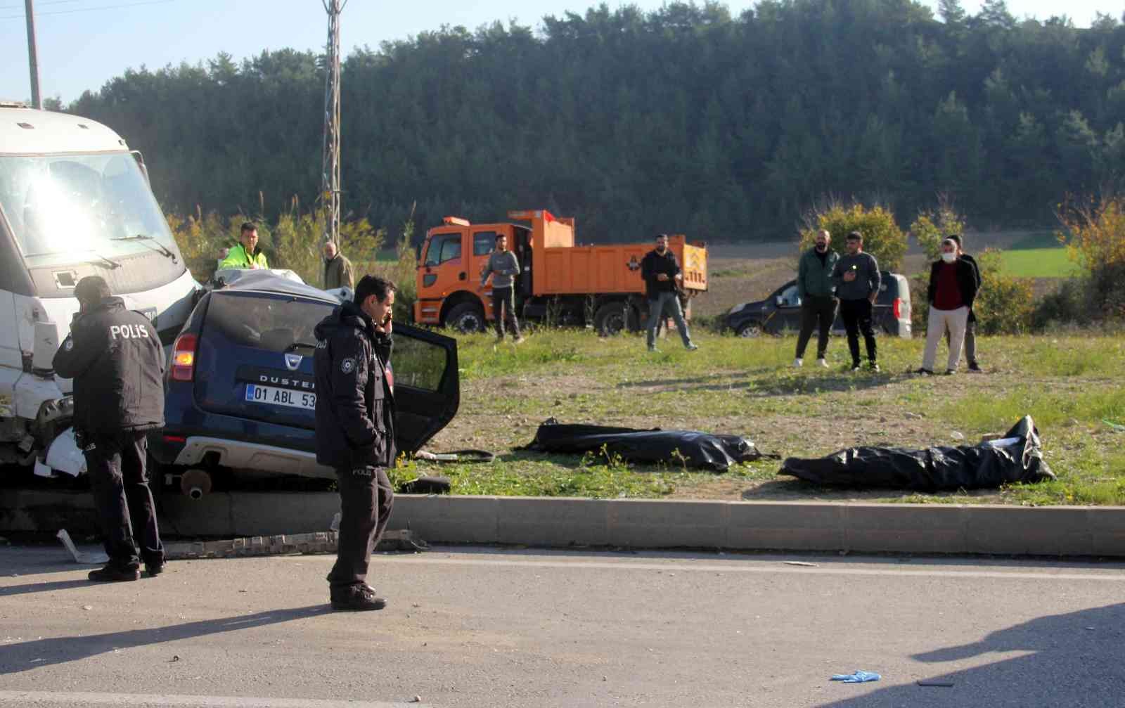 Adana’da trafik kazası: 2 ölü #adana