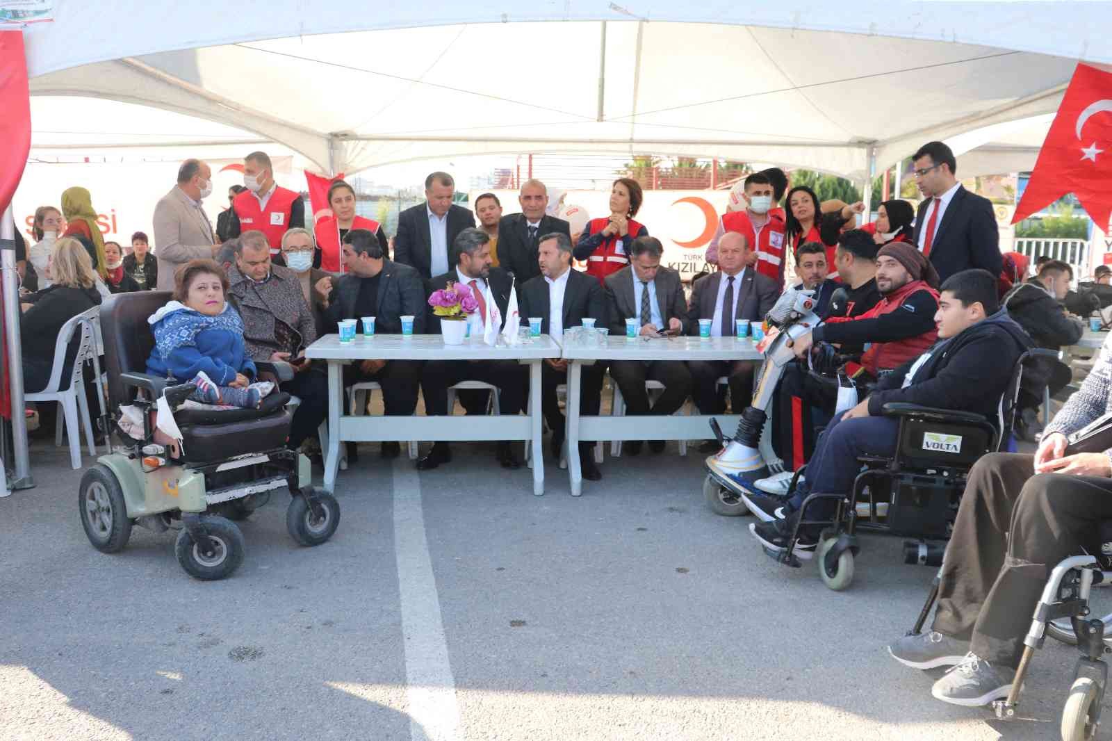 Adana’da engelliler Spor ve Kaynaştırma Şöleni’nde buluştu #adana