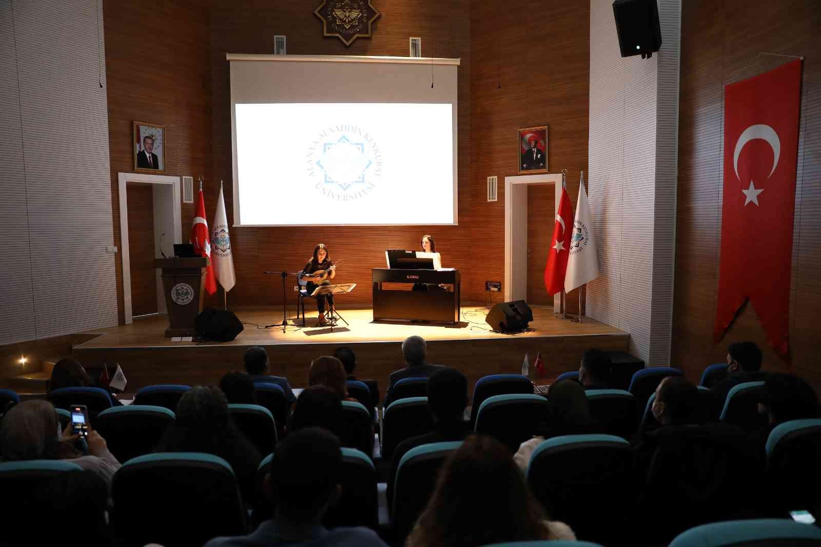 ALKÜ’de mandolin ve piyano konseri #antalya