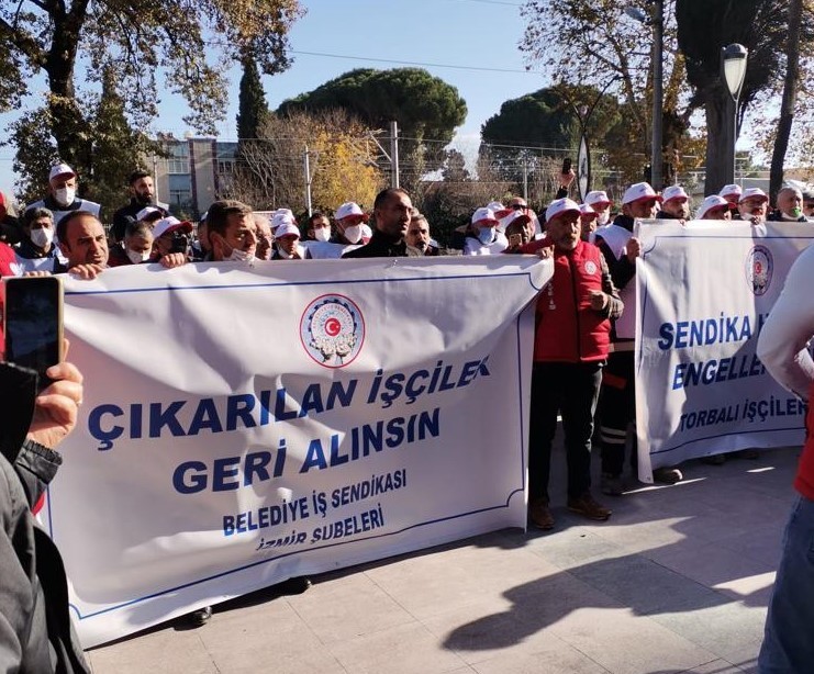 Torbalı Belediyesinde sendikalı 2 işçinin işten çıkarıldığı iddiası #izmir
