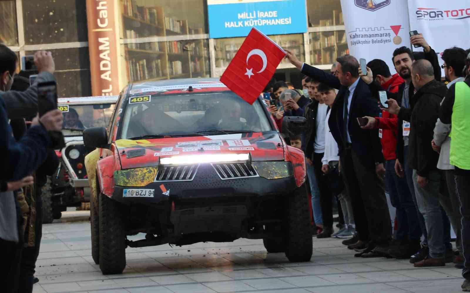 Türkiye Off-Road Şampiyonası öncesi yarışmacılar gösteri yaptı #kahramanmaras