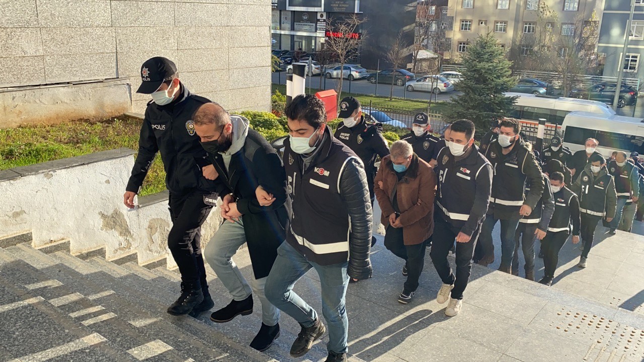 Organize suç örgütü üyeleri eş zamanlı operasyonla yakalandı #kocaeli