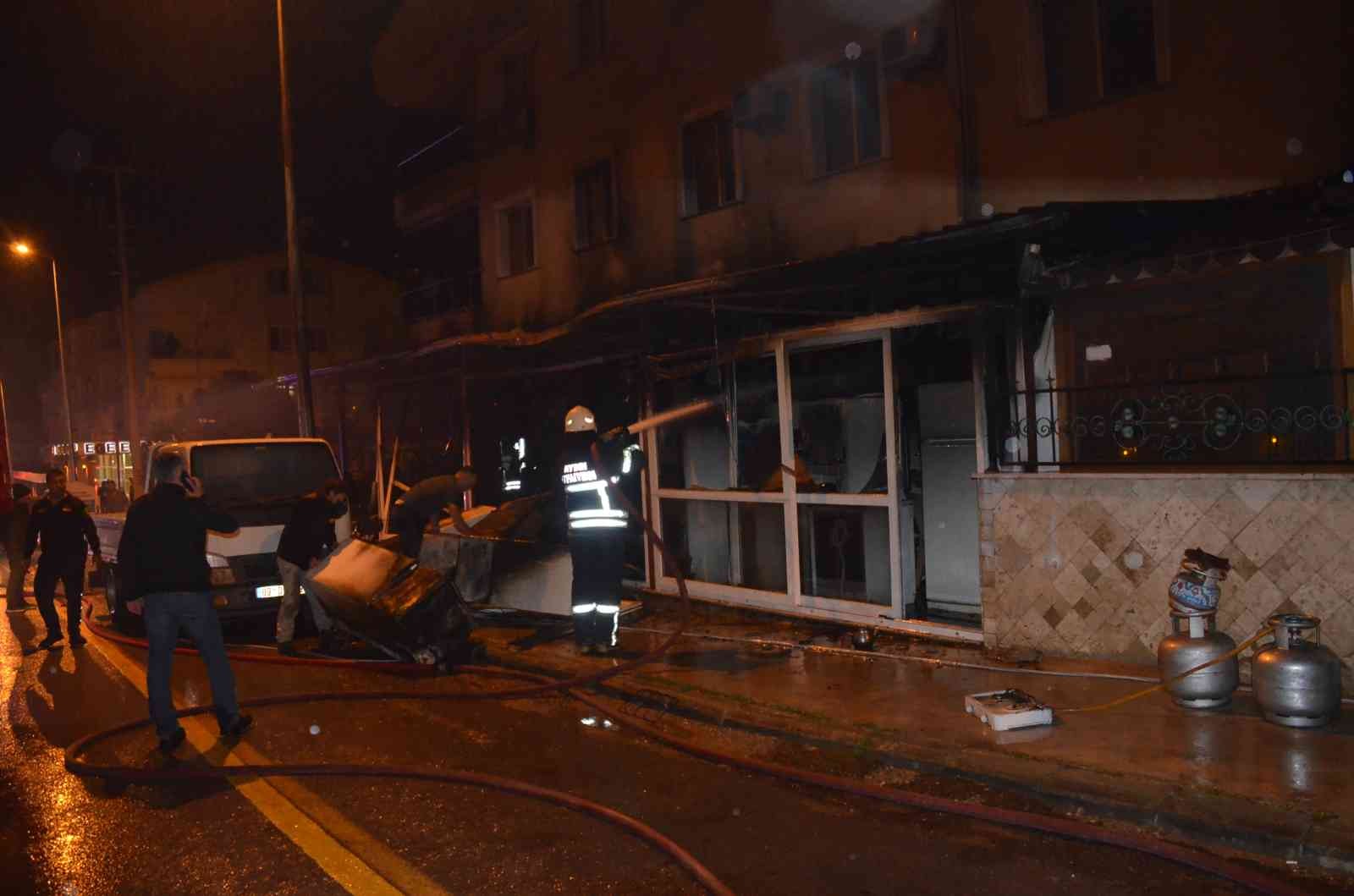 Didim’de işyeri yangını #aydin