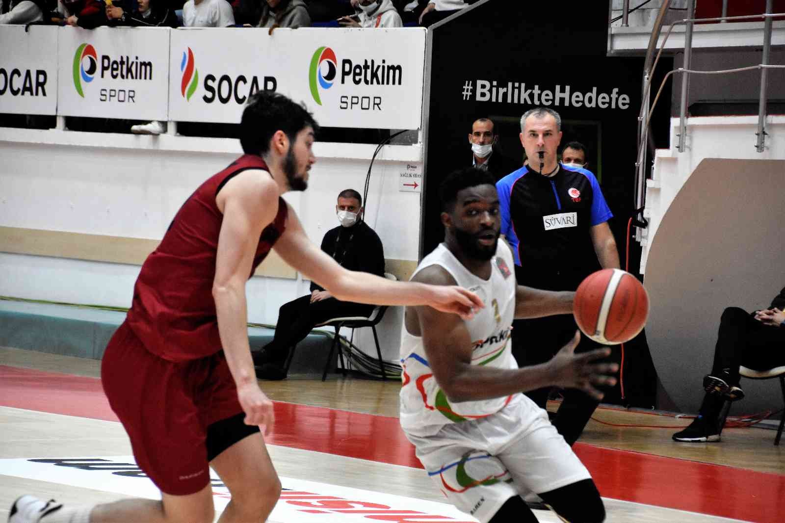 ING Basketbol Süper Ligi: Aliağa Petkimspor: 80 - Gaziantep Basket: 84 #izmir