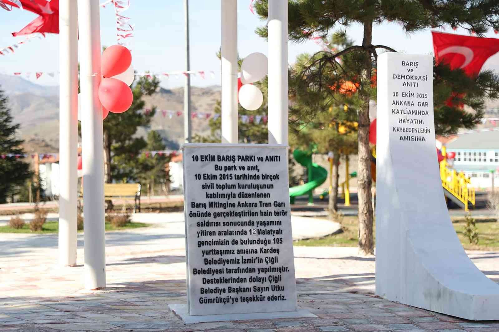 Çiğli Belediyesinden Malatya’ya Barış Güvercinleri Parkı #izmir