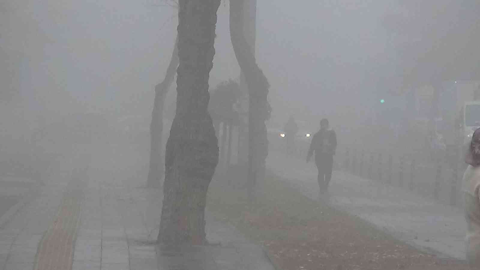 Diyarbakır’da sis hayatı olumsuz etkiledi #diyarbakir