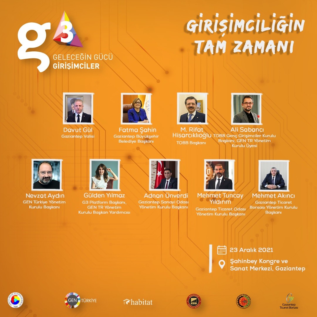 Girişimci ve girişimci adayları Gaziantep’te buluşuyor #gaziantep
