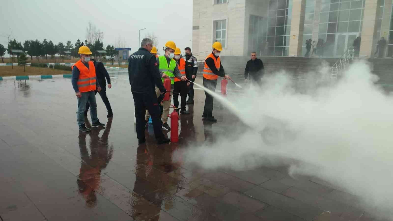 KSBÜ’de yangın ve acil durum tatbikatı #kutahya