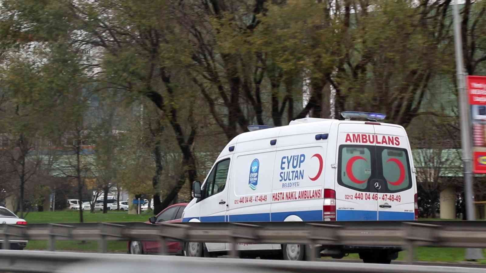 Eyüpsultan’da hasta nakil ambulans hizmeti #istanbul