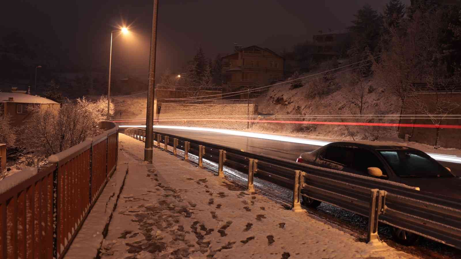 kayseri de kar yagisi etkili oldu kayseri haberleri