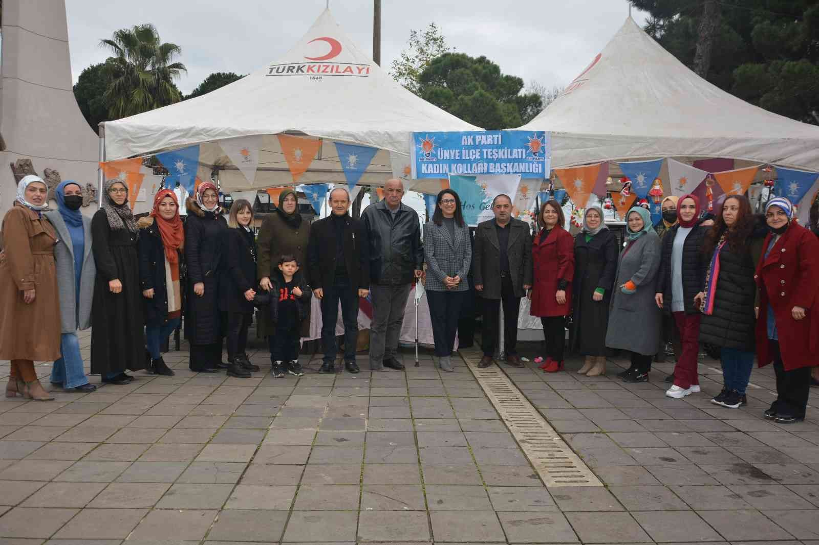 Ak kadınlardan üreten kadınlar sergisi #ordu