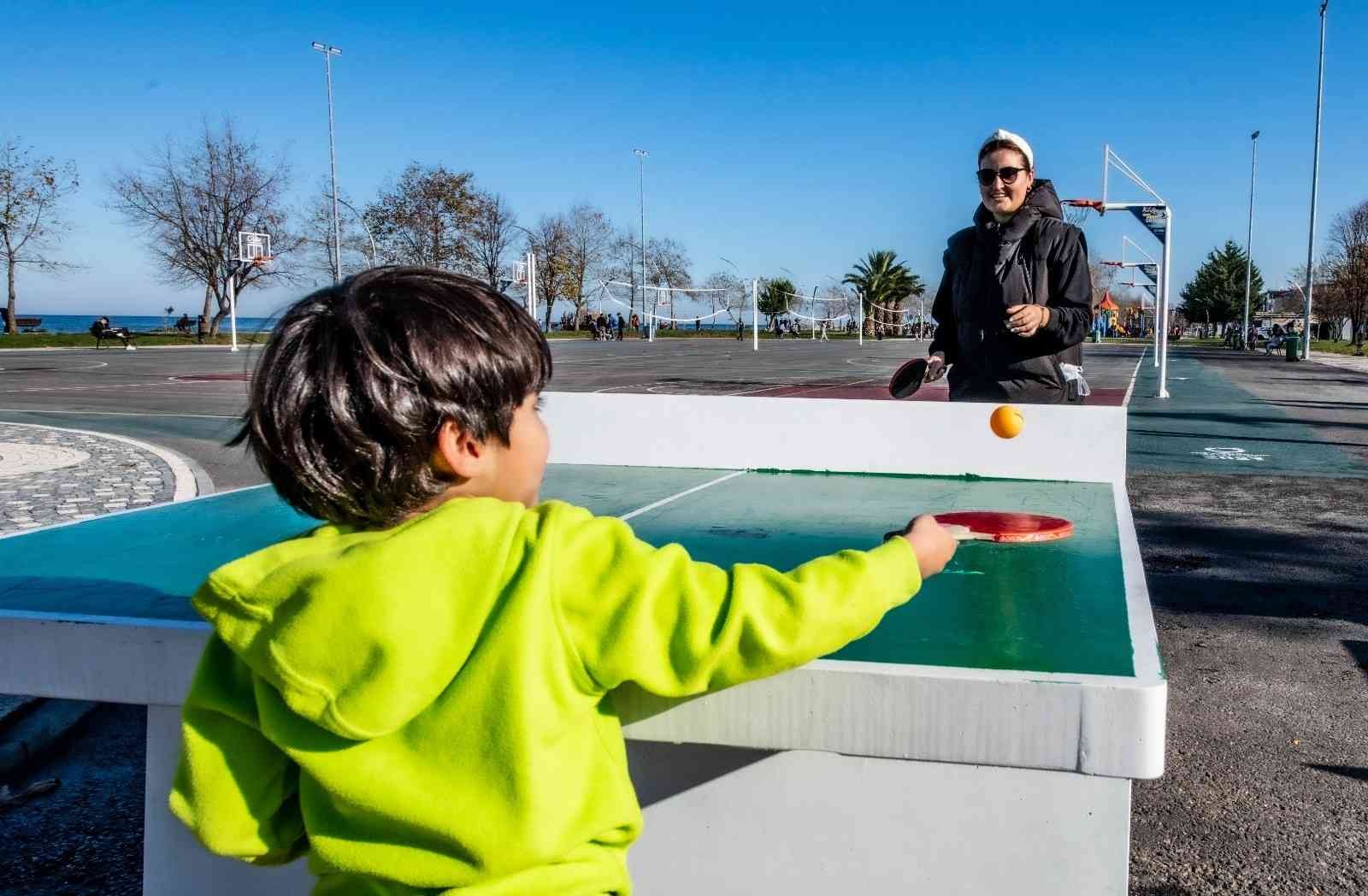 Parkların yeni gözdesi: Masa tenisi #ordu