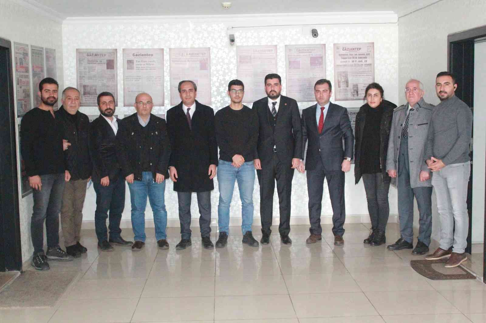 Gazeteciler Cemiyeti’nden İHA muhabiri Ahmet Demir’e destek ziyareti #gaziantep